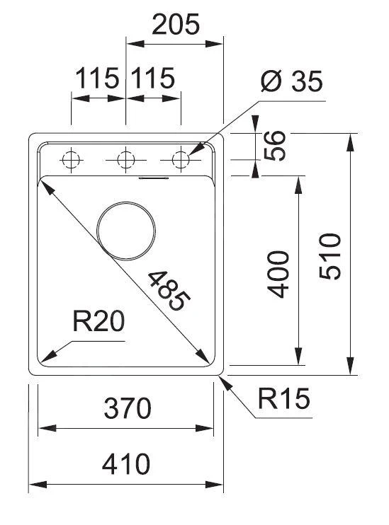 Franke Set - Set G240, Lavello In Fragranite MRG 610-37 RTL E Miscelatore FP 0408.031, Sahara/cromo 114.0675.649 4 Franke Set - Set G240, Lavello In Fragranite MRG 610-37 RTL E Miscelatore FP 0408.031, Sahara/cromo 114.0675.649 - immagine 2